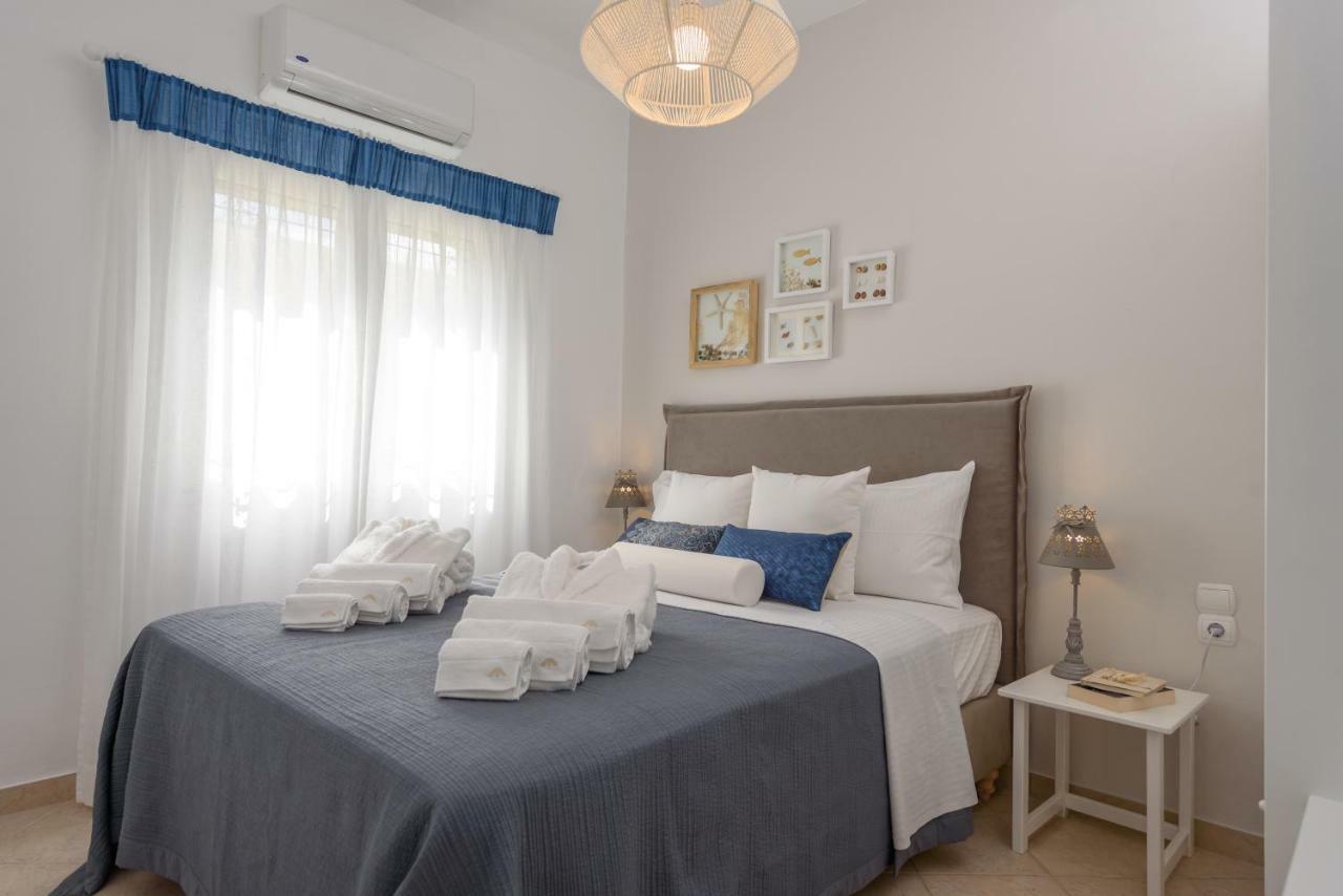 Full View In A Luxury House Villa Kalamaki  Esterno foto